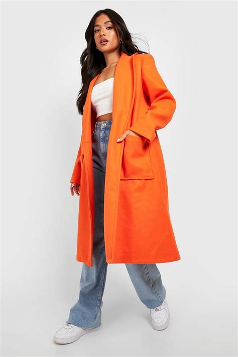 petite oversized wool coat